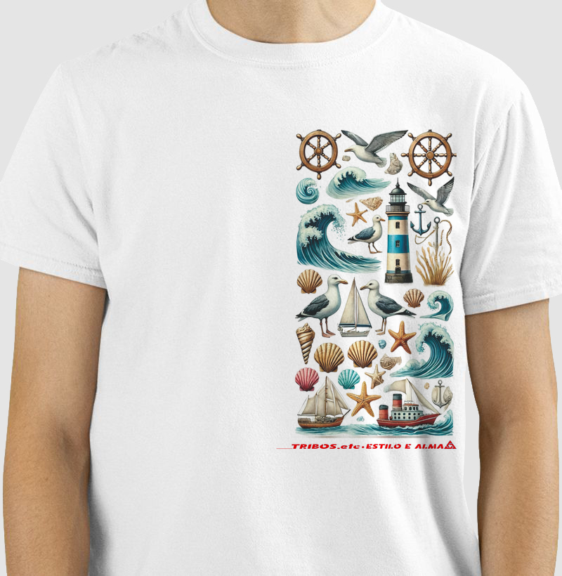 CAMISETA RESERVA.INK MASCULINA E FEMININA TRIBOS.etc NAUTICAS