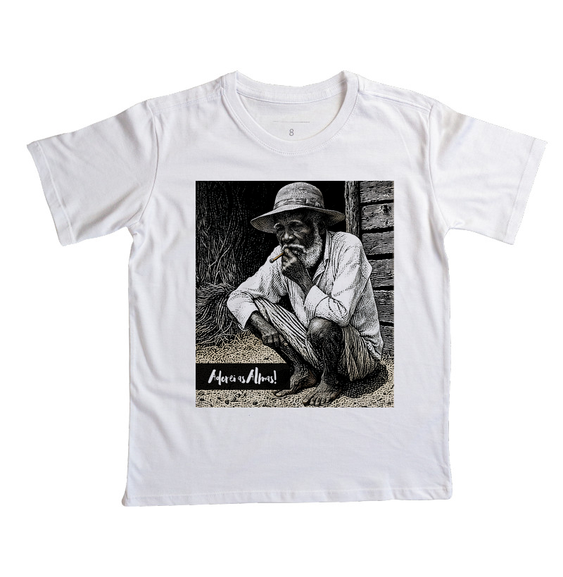 Camiseta Infantil - Preto-Velho - Imagem 1