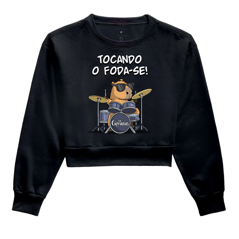 Camiseta Capivara Tocando o Foda-se