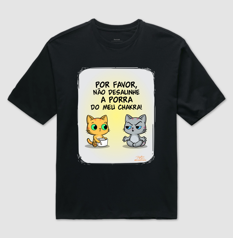 Camiseta Gato Sincero Chakra