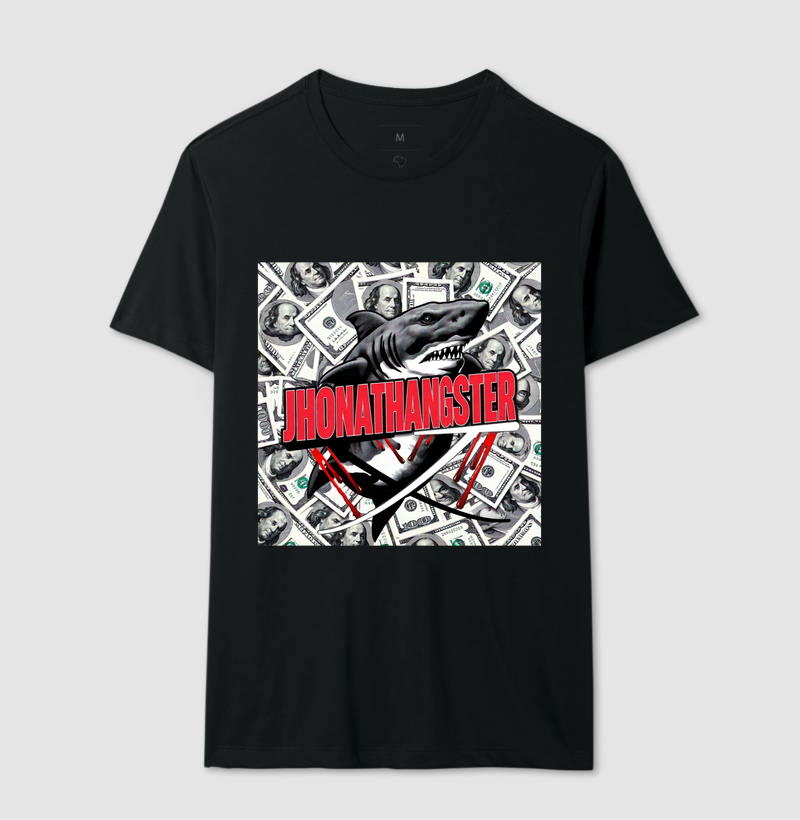 Camiseta Masculina Jhonathangster Money Shark 4