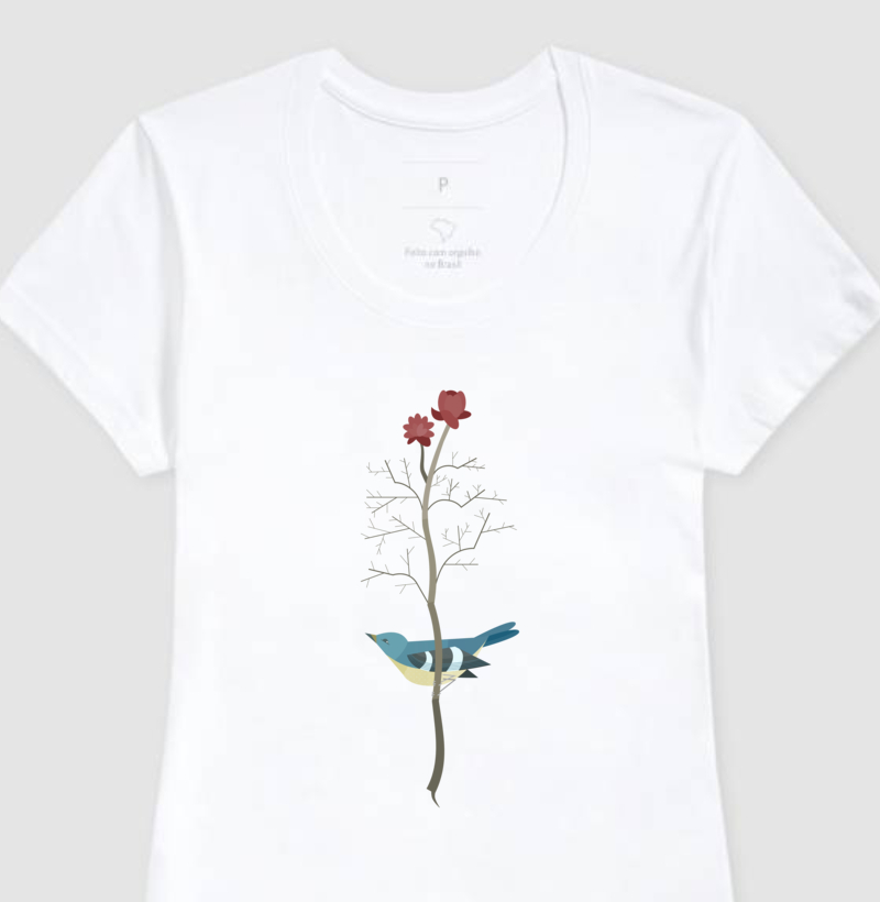 Camiseta Feminina Parula do Norte