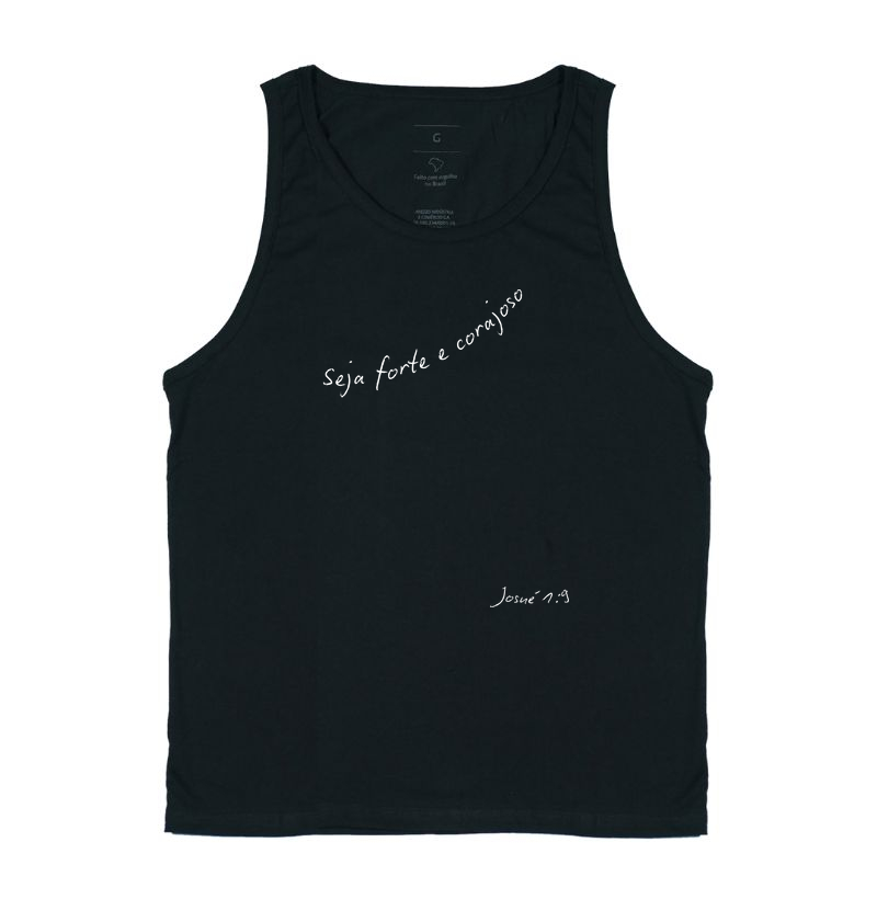 Camiseta Cristã - Seja forte e corajoso II