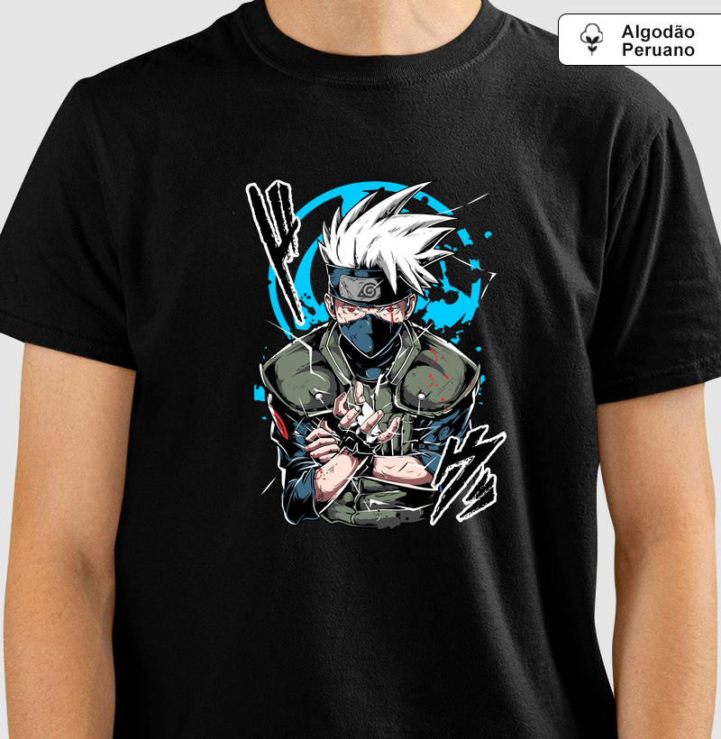Camisa Algodão Peruano - Kakashi