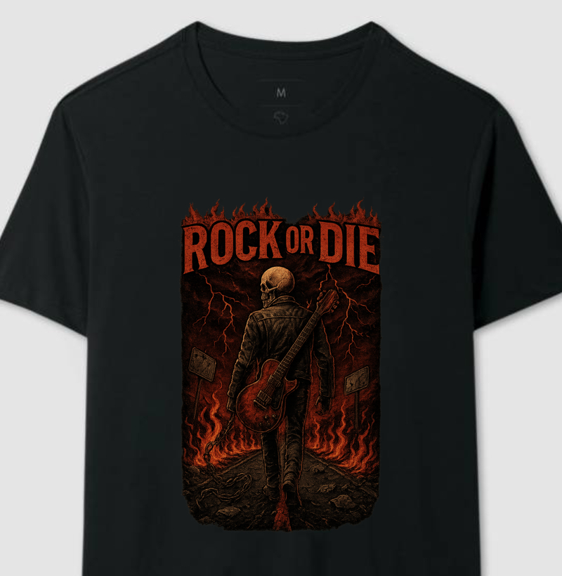 Camiseta Rock or die®