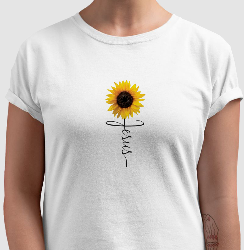 Camiseta Girassol Jesus