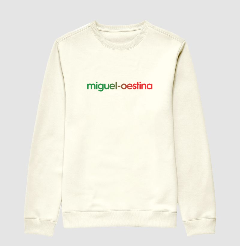 Suéter Moletom Miguel-Oestina Cores da Bandeira