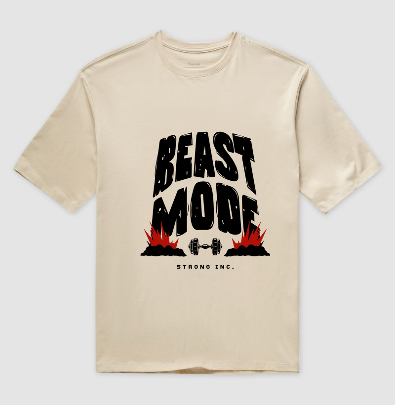 Camiseta Oversized Beast Mode