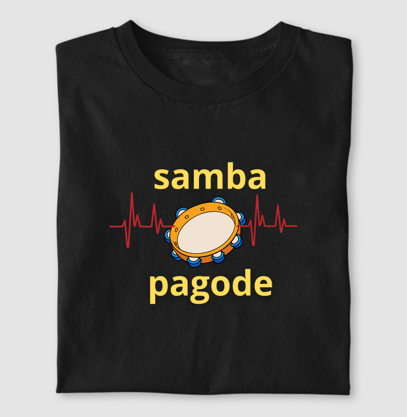 camiseta samba e pagode