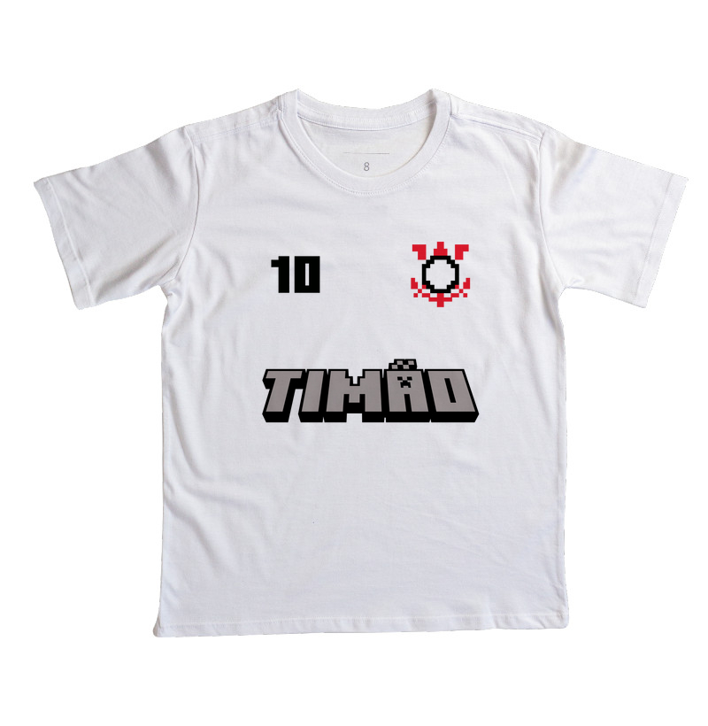 Camiseta Infantil - Minecraft Timão