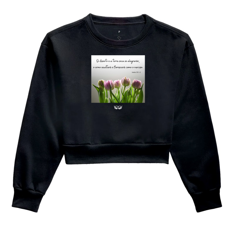 Camiseta Personalizada O Deserto e a Terra Seca se Alegrarão. Isaías 35.1,2