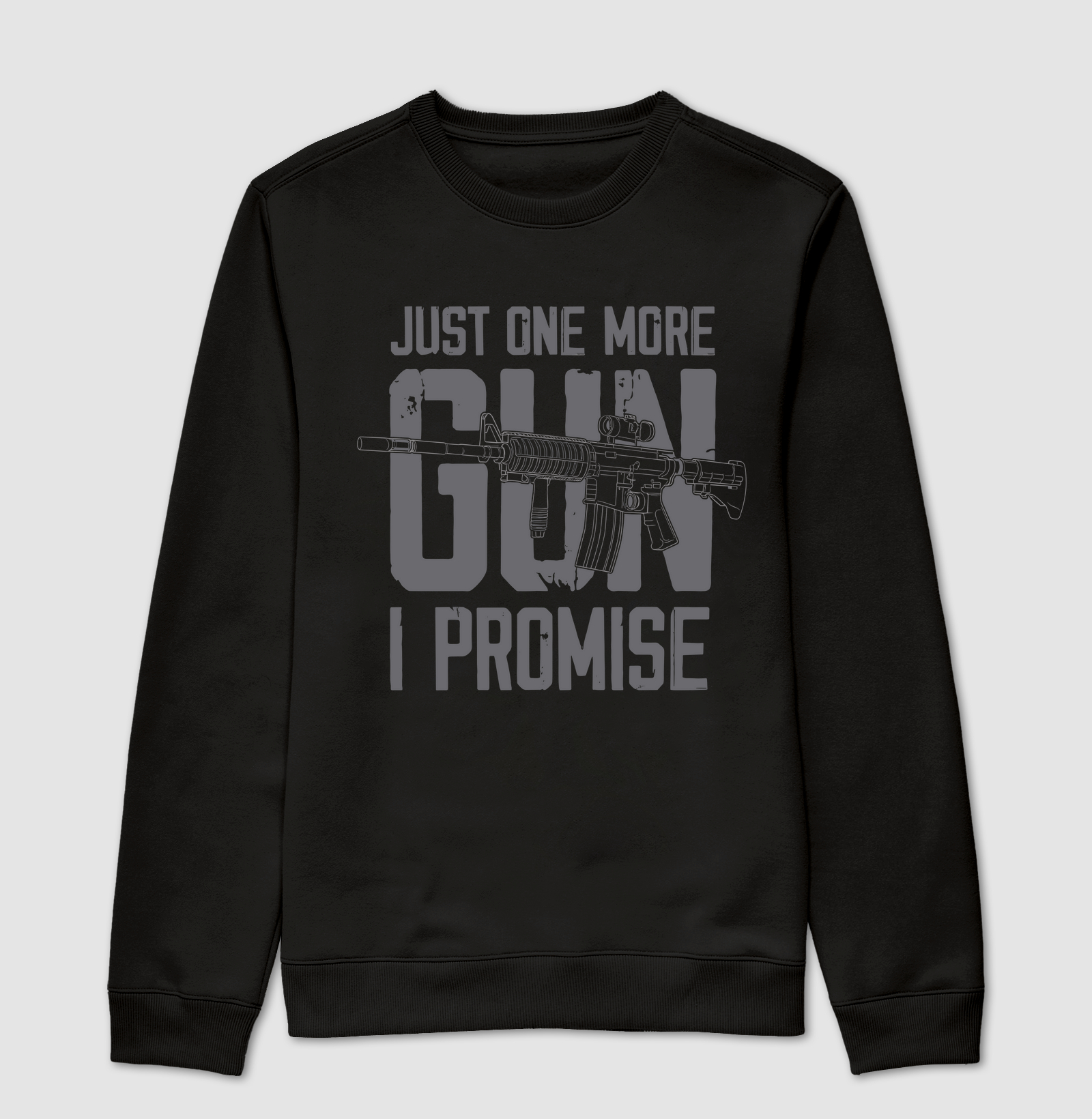 Camiseta Militar Just One More Gun I Promise