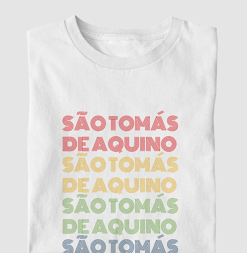 São Tomás de Aquino Letreiro Retrô