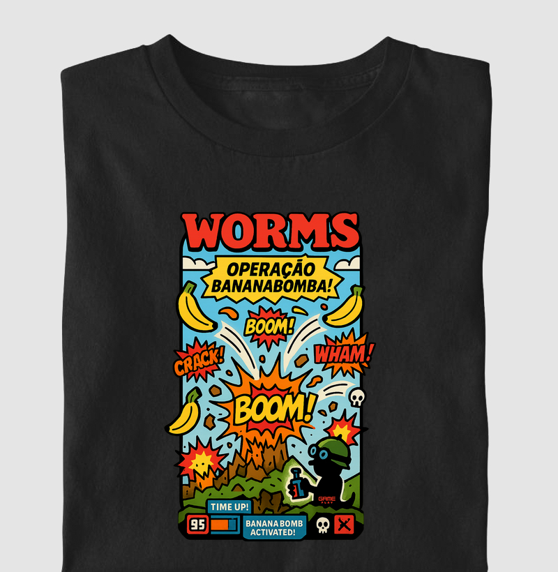 PcWin Worms Operação Bananabomba