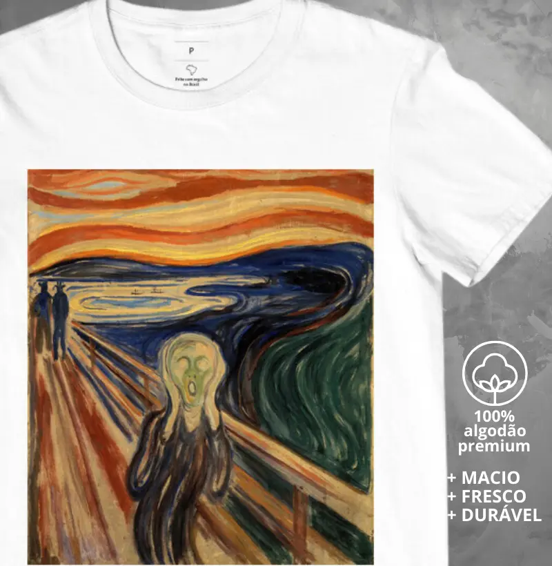 Camiseta O Grito (1893), Edvard Munch