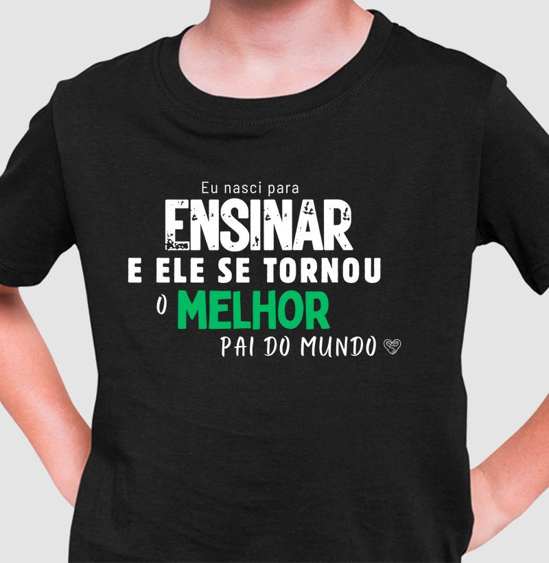Camiseta Infantil - Resposta da Lição ser Pai