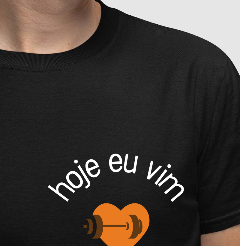 Camiseta Hoje eu Vim