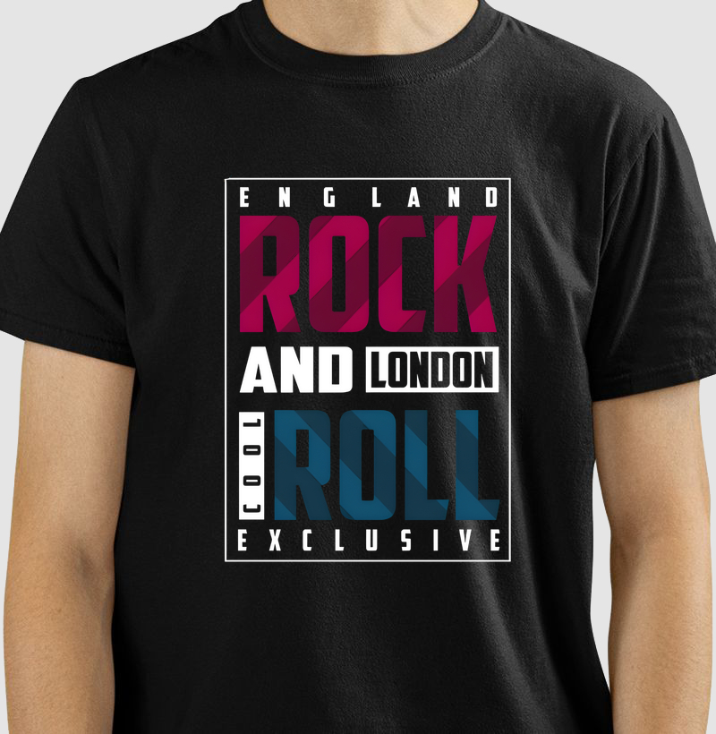 Camiseta Rock and Roll