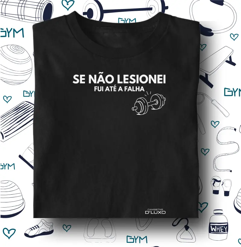 Se não lesionei, fui até a falha