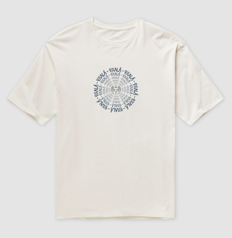 Estampa Oxalá Círculos Off White Masc.