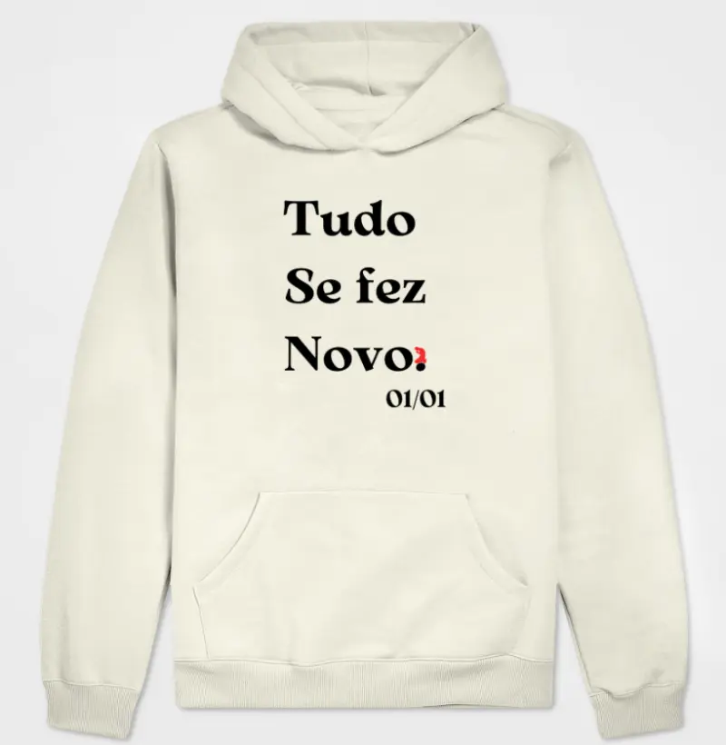 Tudo Se fez Novo. (letra preta)