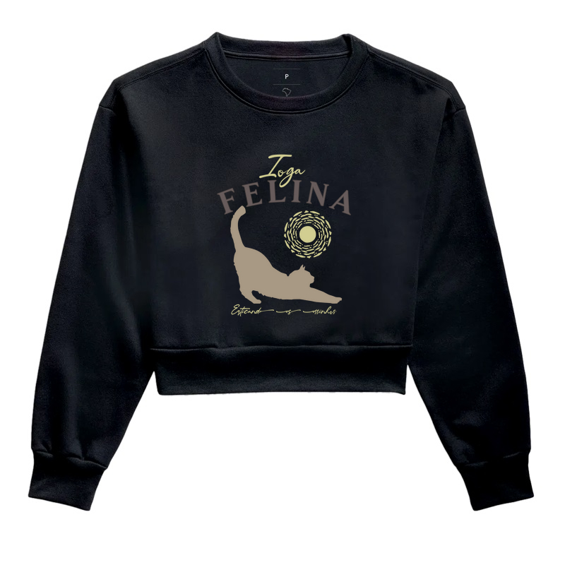 Camiseta Ioga Felina