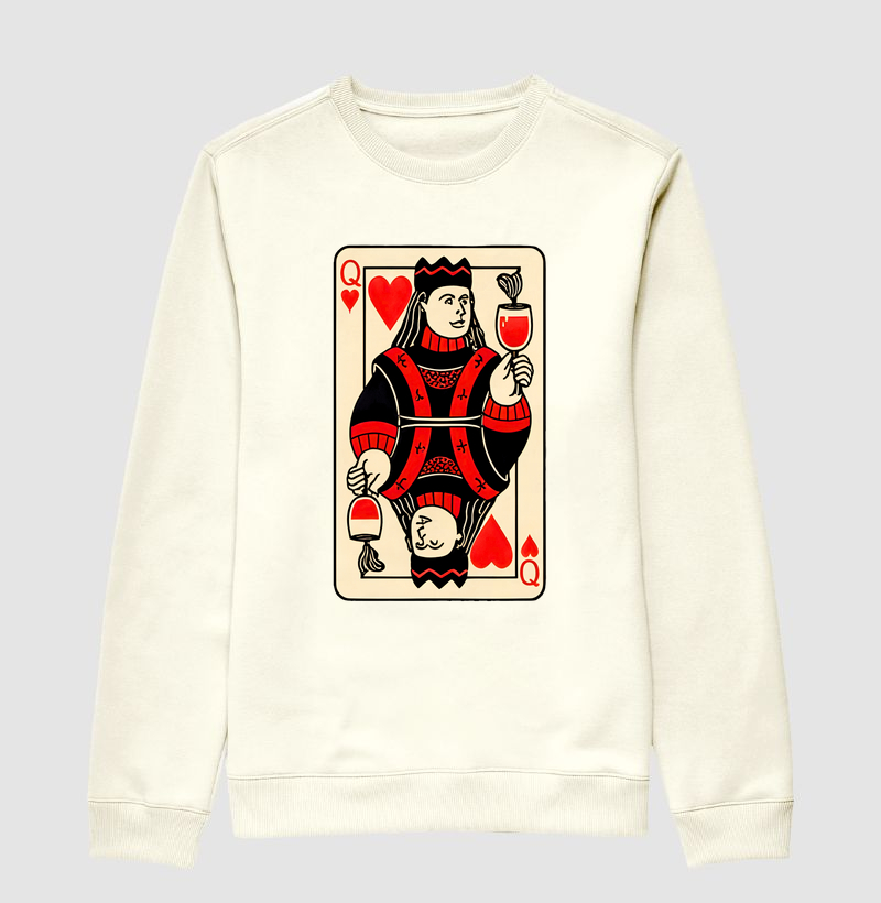 Moletom Dama de Copas (de vinho)