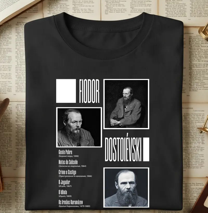 Camiseta - Dostoiévski Livros