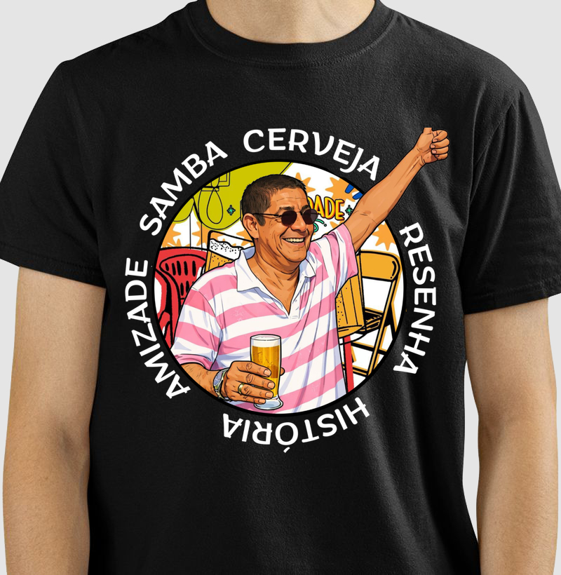 Camiseta Zeca Samba Resenha 