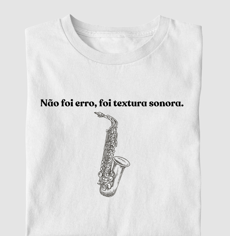 Textura sonora não é erro no Sax
