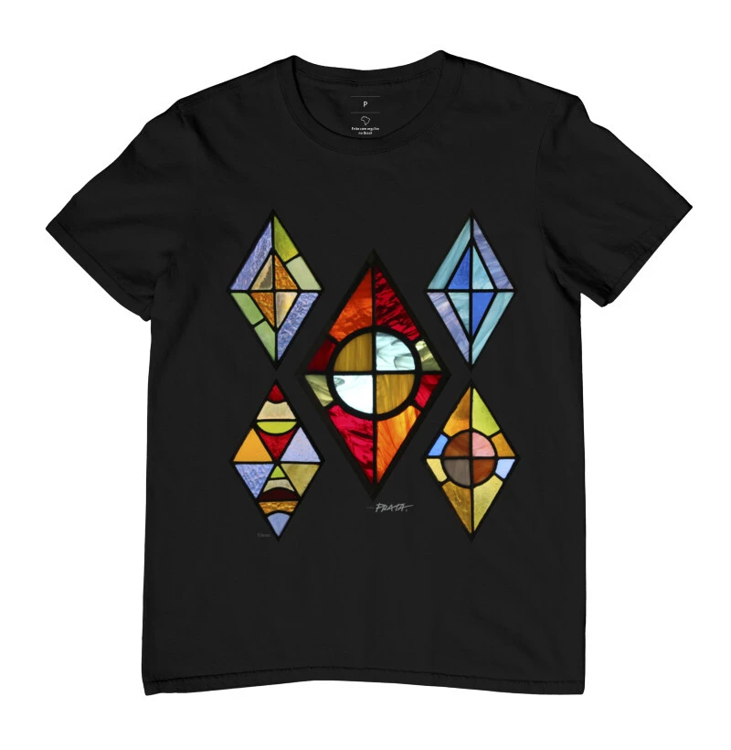 vitral losangos