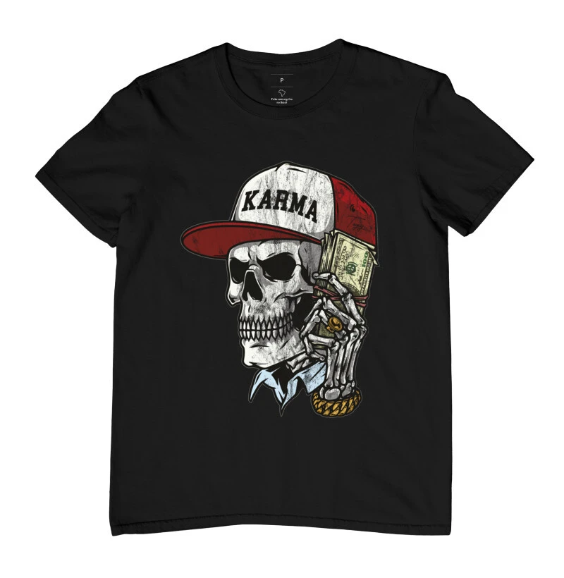 Camiseta Skull Karma