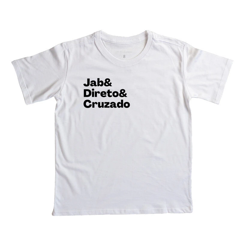 Camiseta Jab, Direto, Cruzado - Infantil