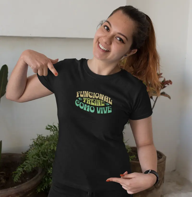 Camiseta Funcional | Treine Como Vive | Fitness Prático | Força para o Dia a Dia