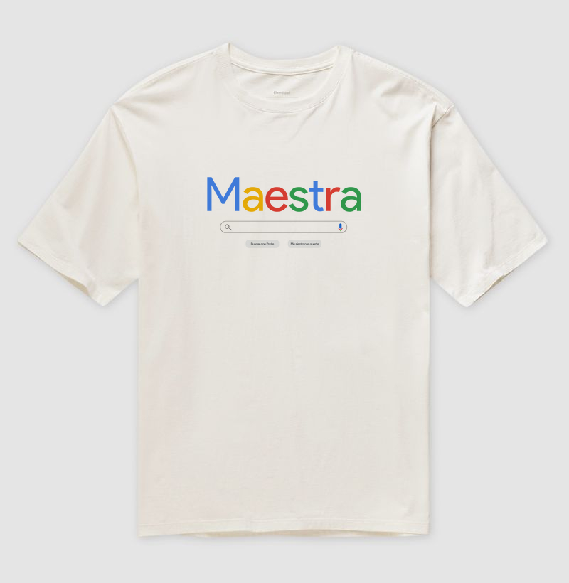 Maestra Pesquisa - Oversized