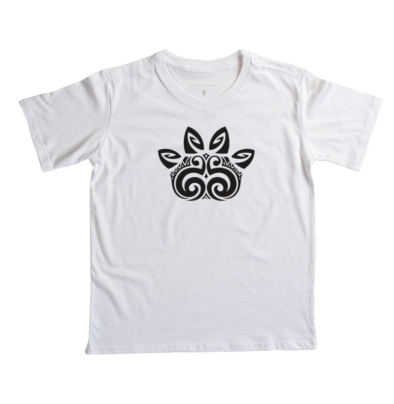 Camiseta Infantil Camaleão Pata Maori