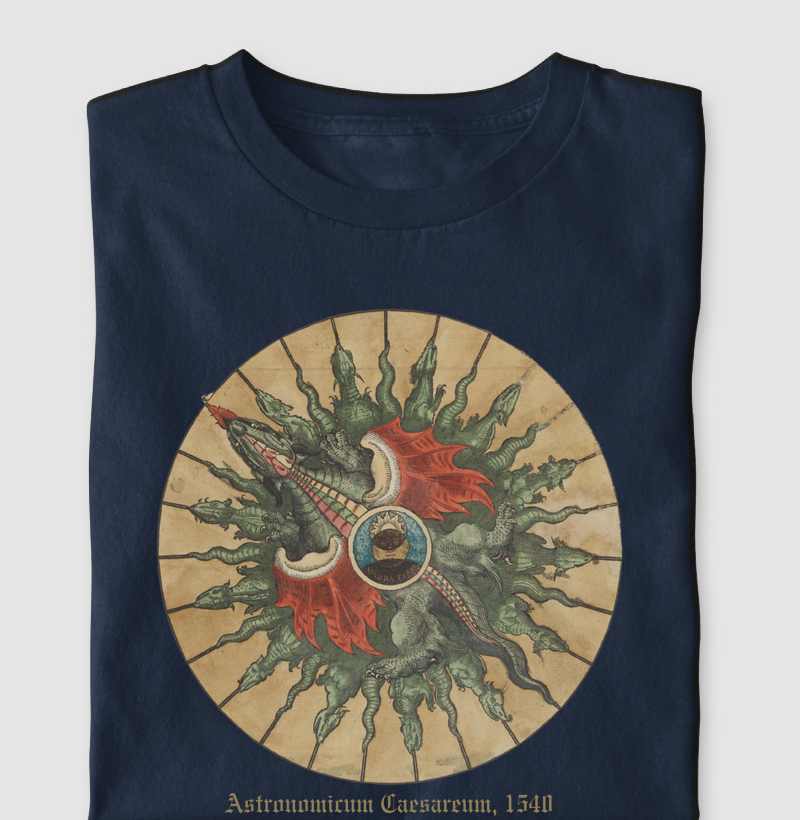Camiseta O Dragão Cósmico: Astronomicum Caesareum