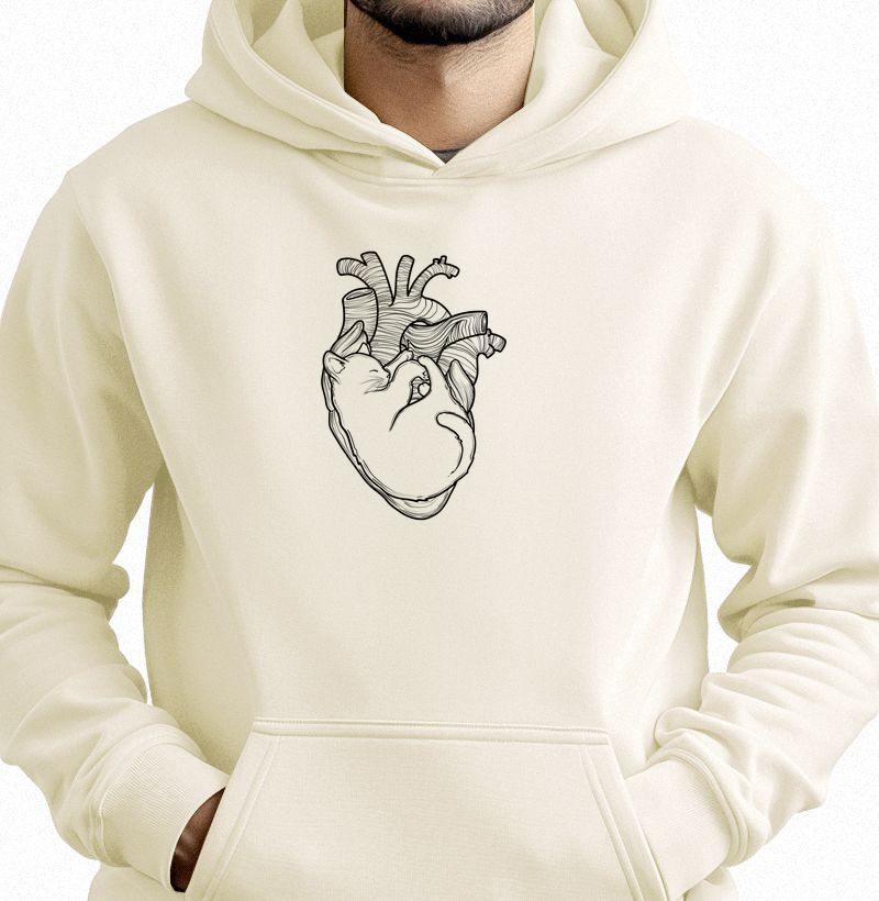 Cats heart Moletom