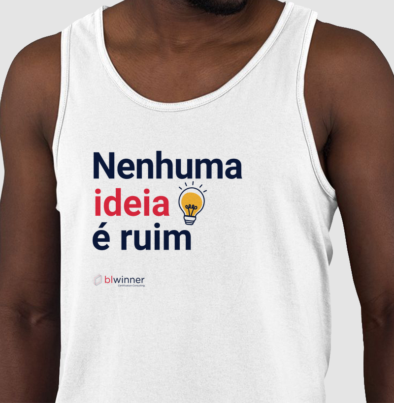 Regata Unissex Nenhuma Ideia é Ruim