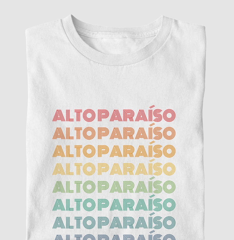 Alto Paraíso Letreiro Retrô