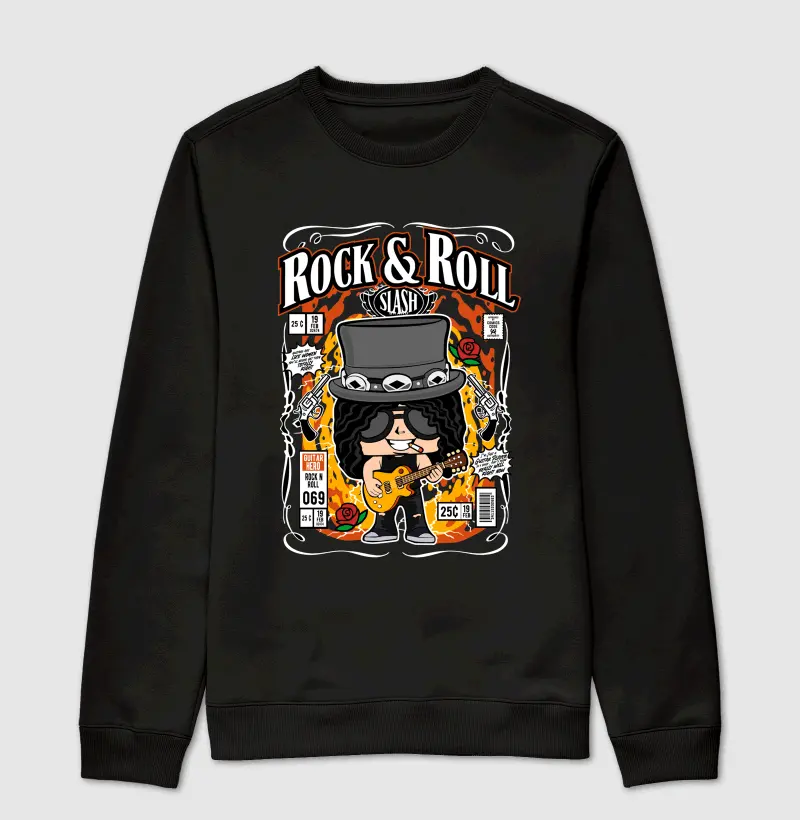 Slash (Guns n Roses) - Suéter Moletom