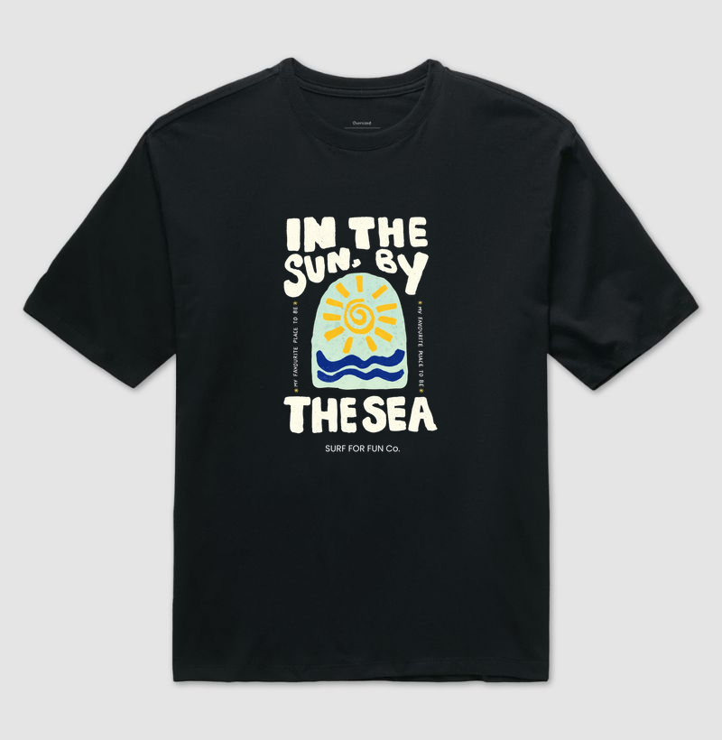Camiseta In the Sun, By the Sea - Surf For Fun Wear