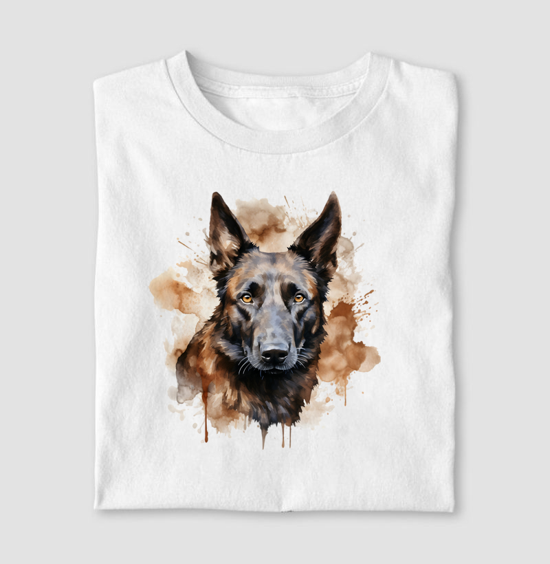 Dutch Shepherd aquarela