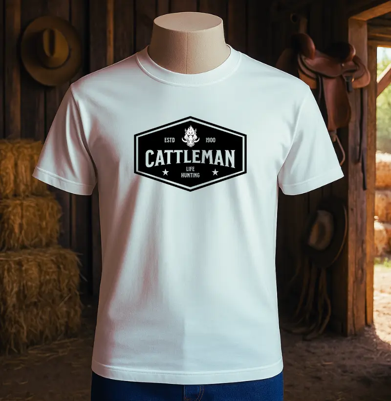 Camiseta Branca Hunting JAVA