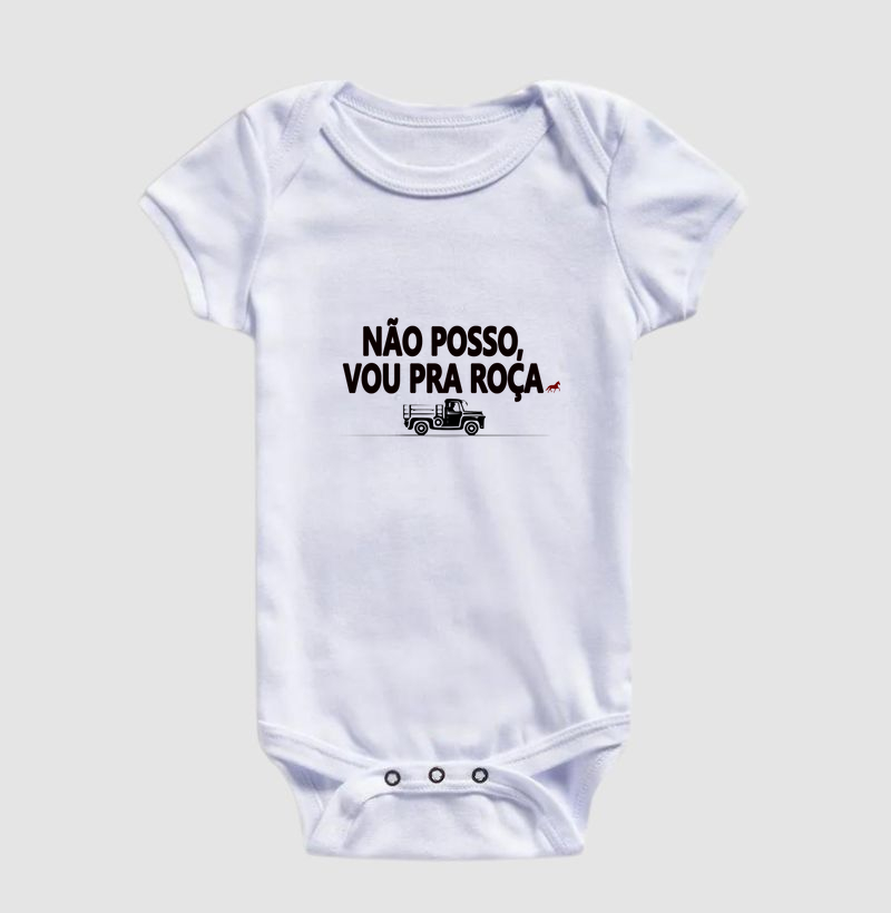 Vou pra roça - Body Infantil