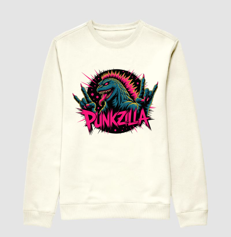 Moletom "Punkzilla" - O Rei dos Monstros do Pogo