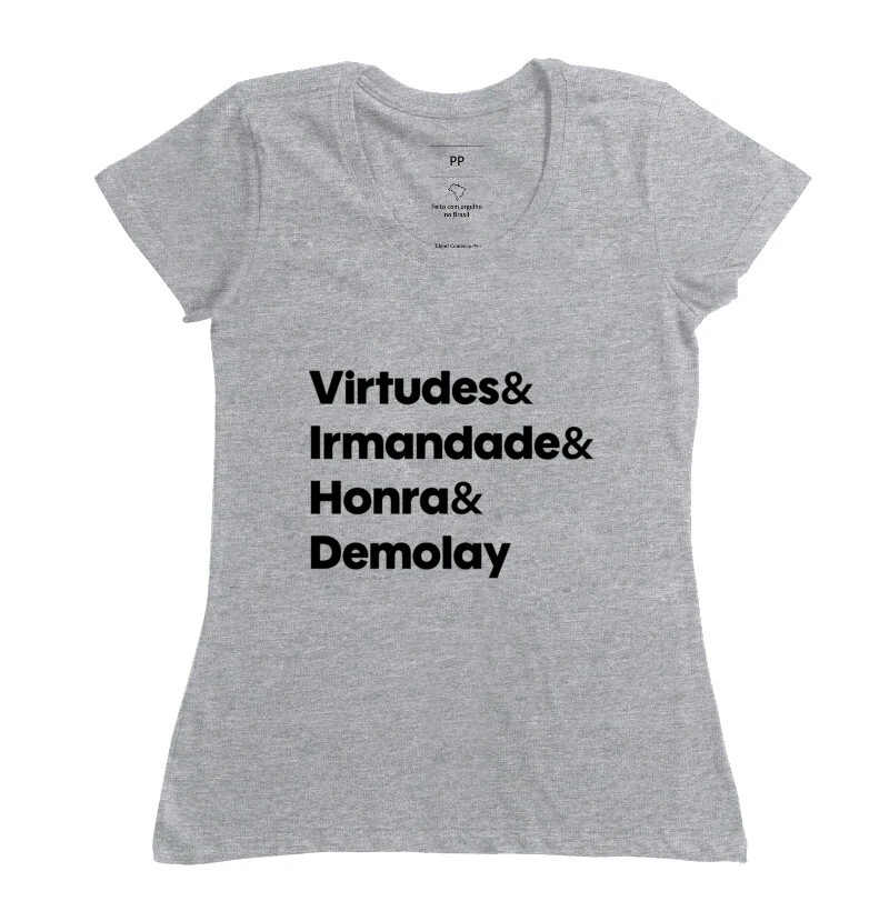Camisa Virtudes, Irmandade, Honra, DM