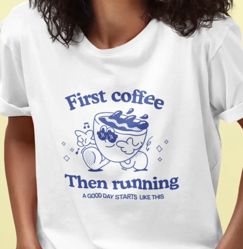 First coffee, then running