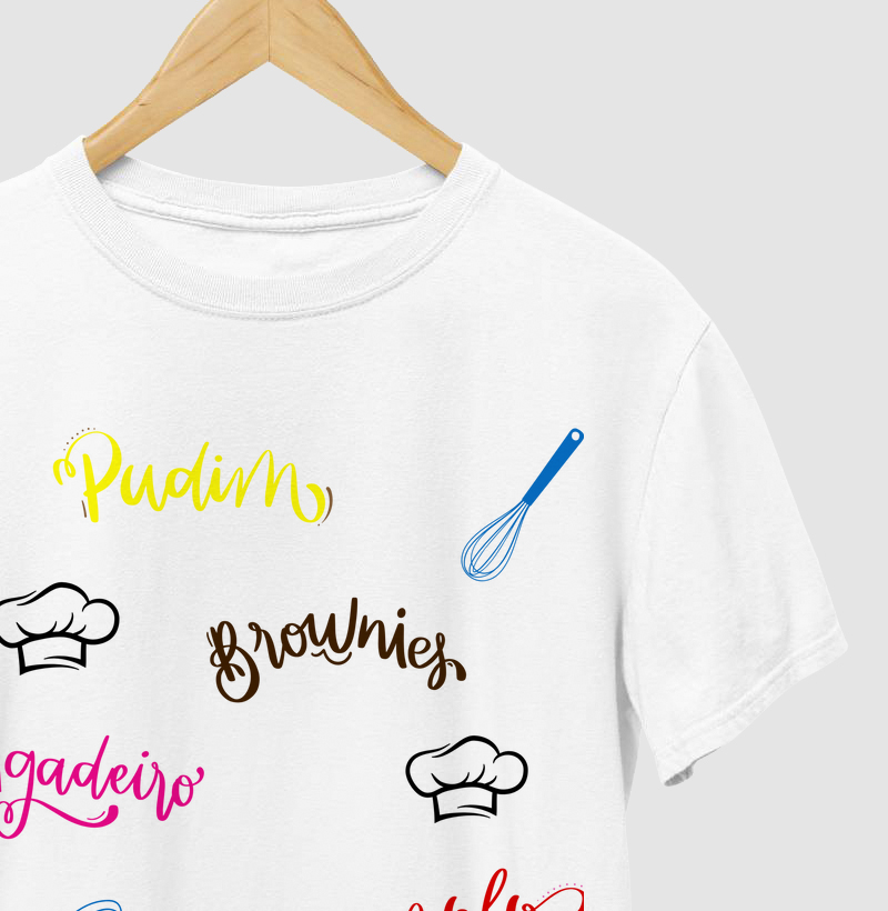 T-shirt doces diversos
