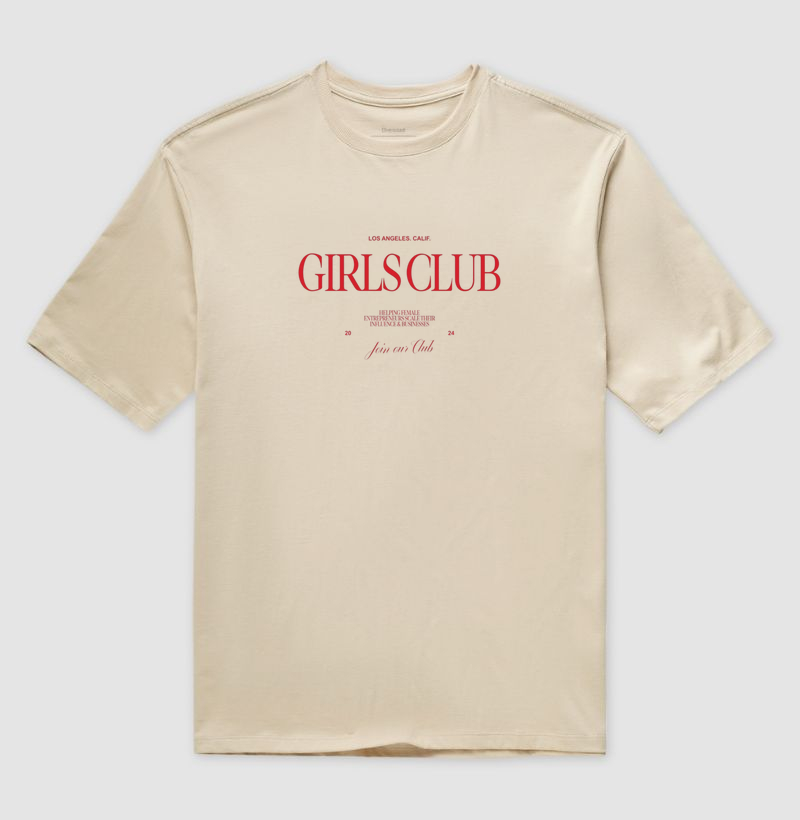 Camiseta Oversized Girls Club